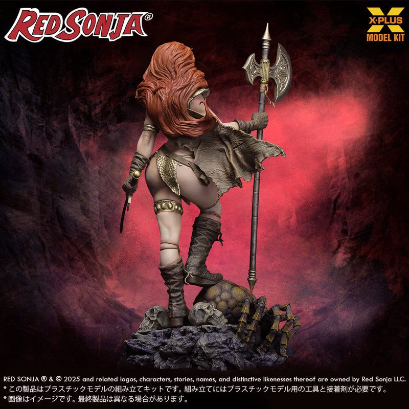 X-PLUS Hyborian Age Red Sonja 1/8 Model Kit OFICIAL DE JAPÓN
