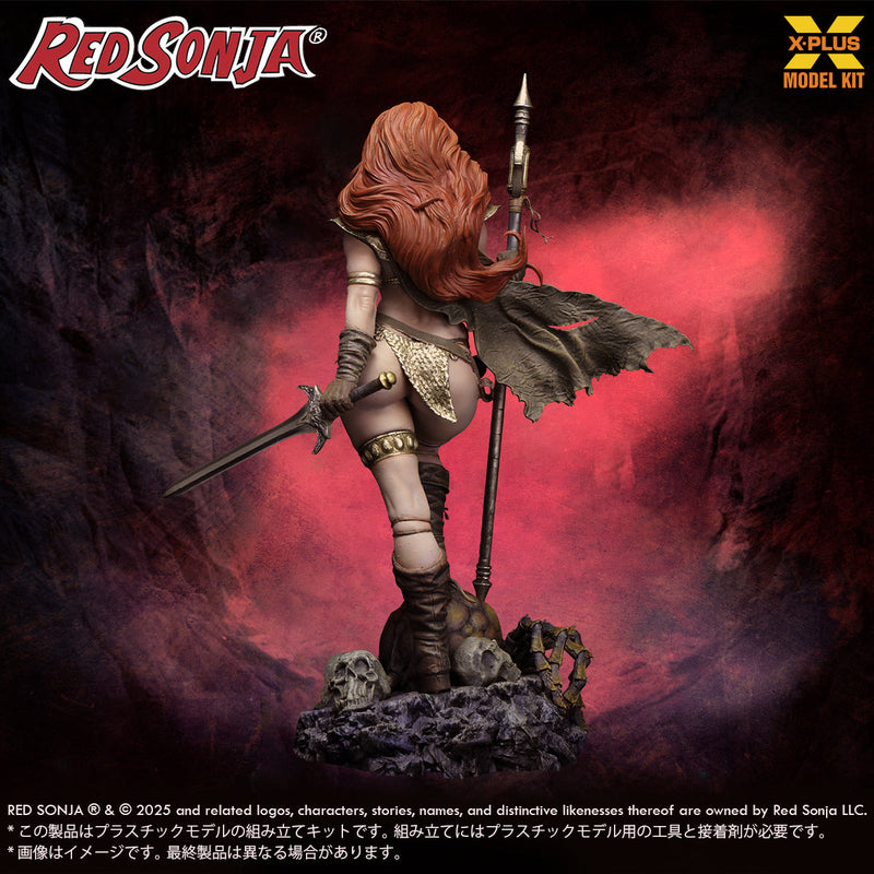 X-PLUS Hyborian Age Red Sonja 1/8 Model Kit OFICIAL DE JAPÓN