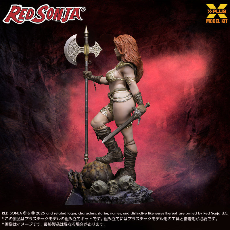 X-PLUS Hyborian Age Red Sonja 1/8 Model Kit OFICIAL DE JAPÓN