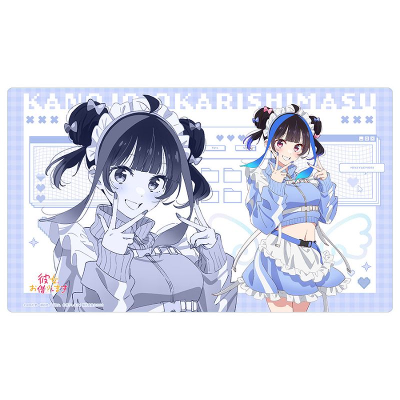 Rent-A-Girlfriend New Illustration Rubber Mat Mini Yaemori Tracksuit Maid