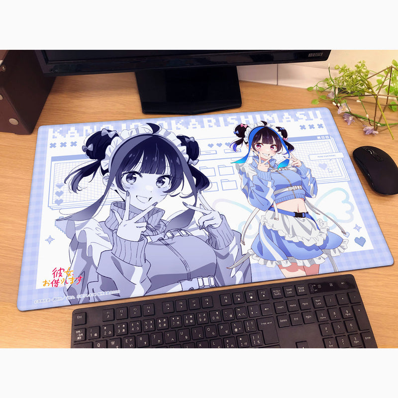 Rent-A-Girlfriend New Illustration Rubber Mat Mini Yaemori Tracksuit Maid
