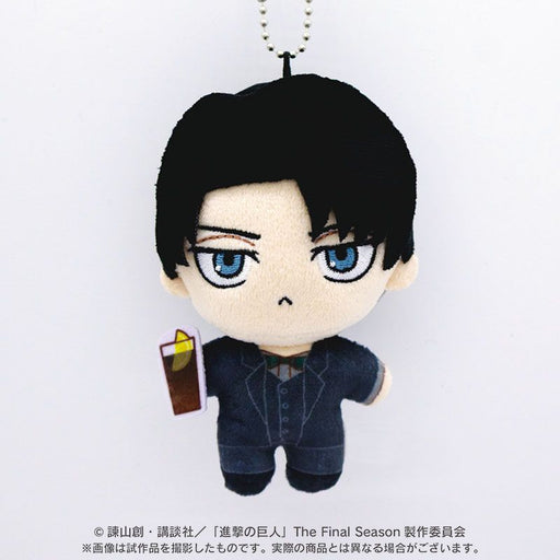 DMM Pokecco Attack on Titan Levi Ackerman Plush Mascot JAPAN OFFICIAL