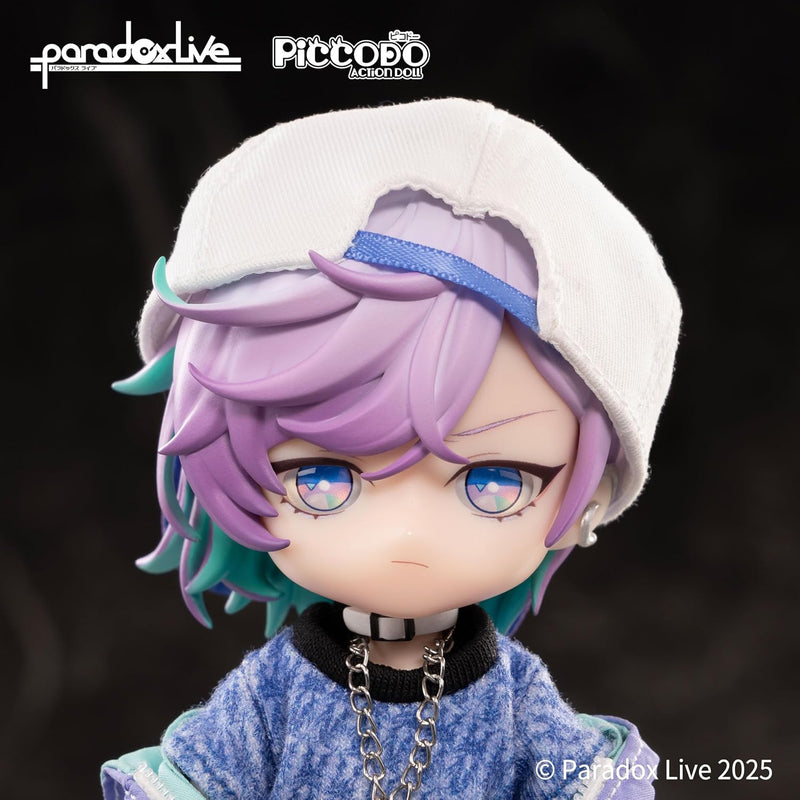 GENESIS PICCODO ACTION DOLL x Paradox Live Kanata Yatonokami Chibi Doll JAPAN