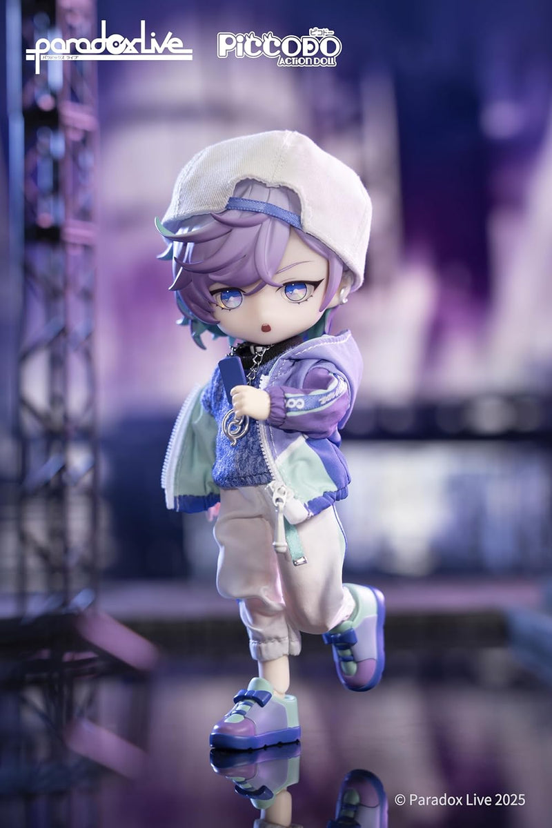 GENESIS PICCODO ACTION DOLL x Paradox Live Kanata Yatonokami Chibi Doll JAPAN