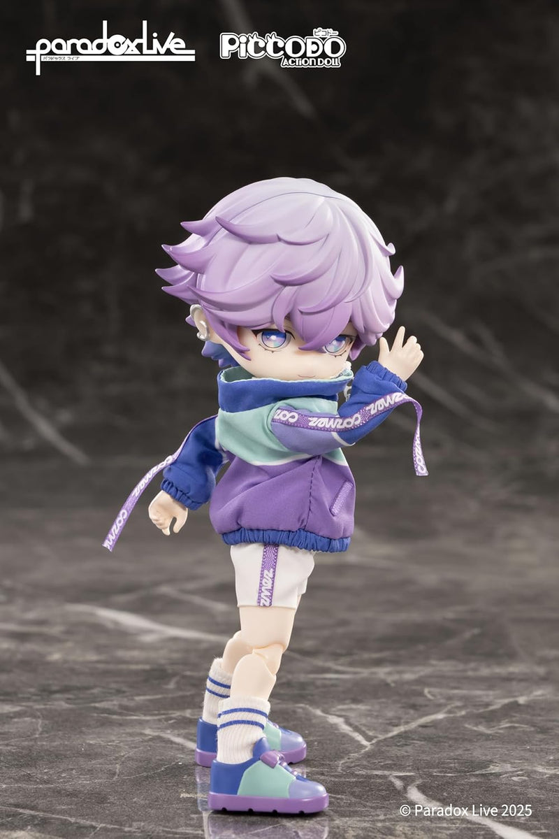 GENESIS PICCODO ACTION DOLL x Paradox Live Nayuta Yatonokami Chibi Doll JAPAN