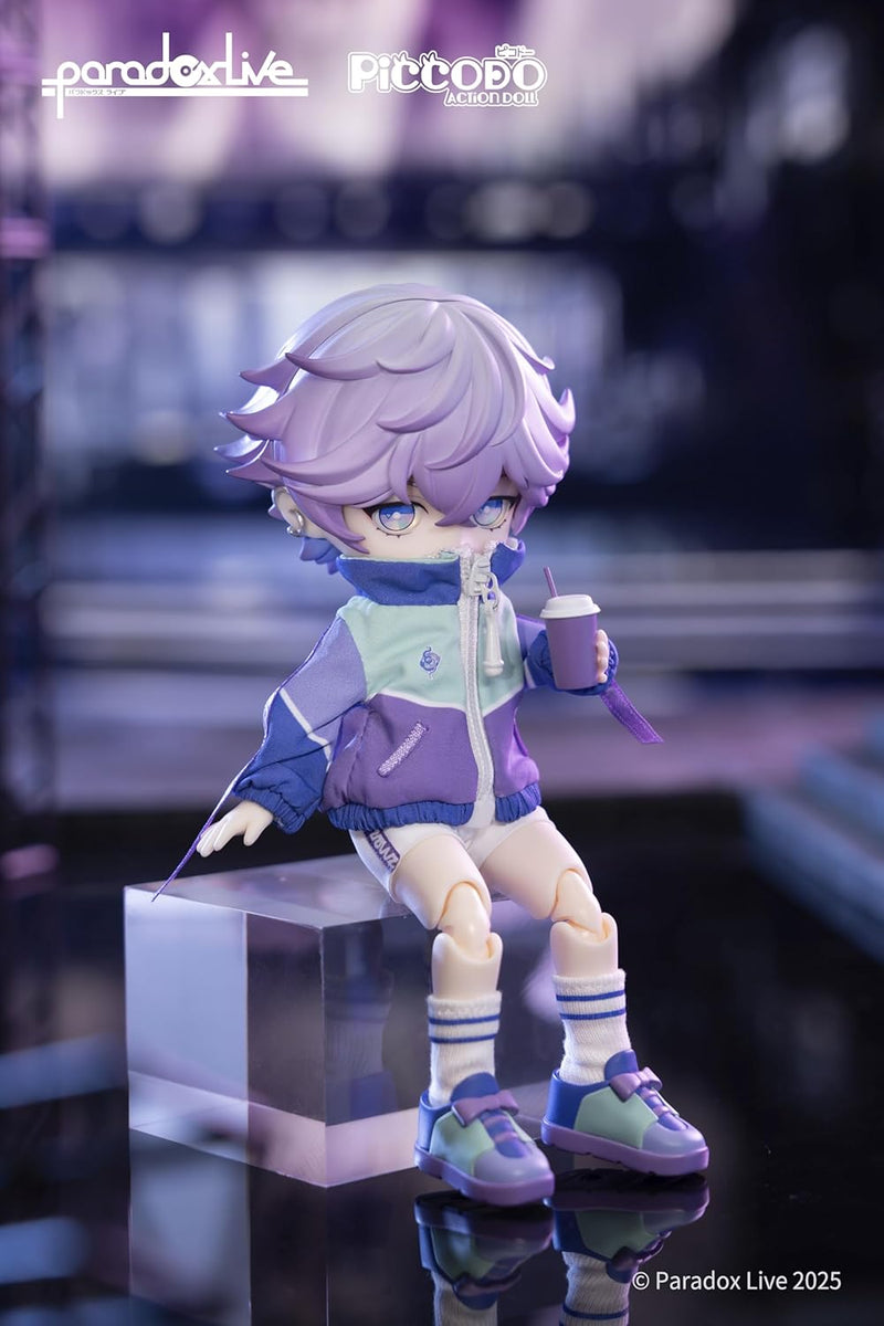 GENESIS PICCODO ACTION DOLL x Paradox Live Nayuta Yatonokami Chibi Doll JAPAN