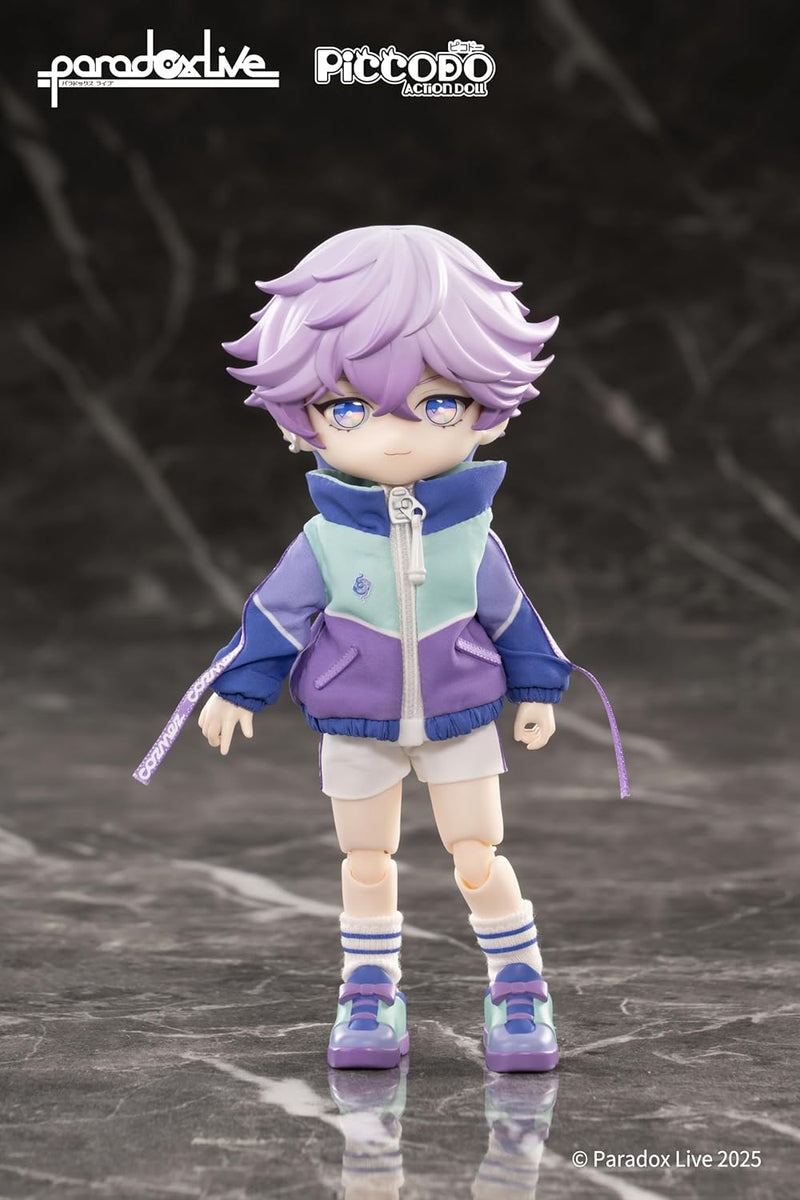 GENESIS PICCODO ACTION DOLL x Paradox Live Nayuta Yatonokami Chibi Doll JAPAN
