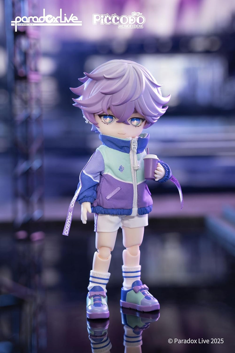 GENESIS PICCODO ACTION DOLL x Paradox Live Nayuta Yatonokami Chibi Doll JAPAN