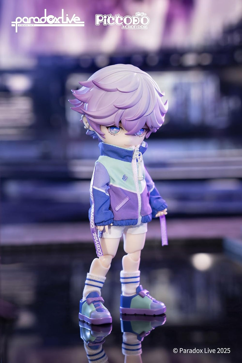 GENESIS PICCODO ACTION DOLL x Paradox Live Nayuta Yatonokami Chibi Doll JAPAN
