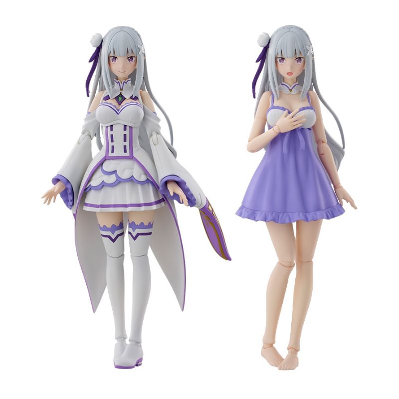 KADOKAWA Plastic Model Kit Re:ZERO Starting Life in Another World Emilia DX Ver.