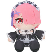 Chocopuni Plush Re:ZERO Starting Life in Another World Ram JAPAN OFFICIAL