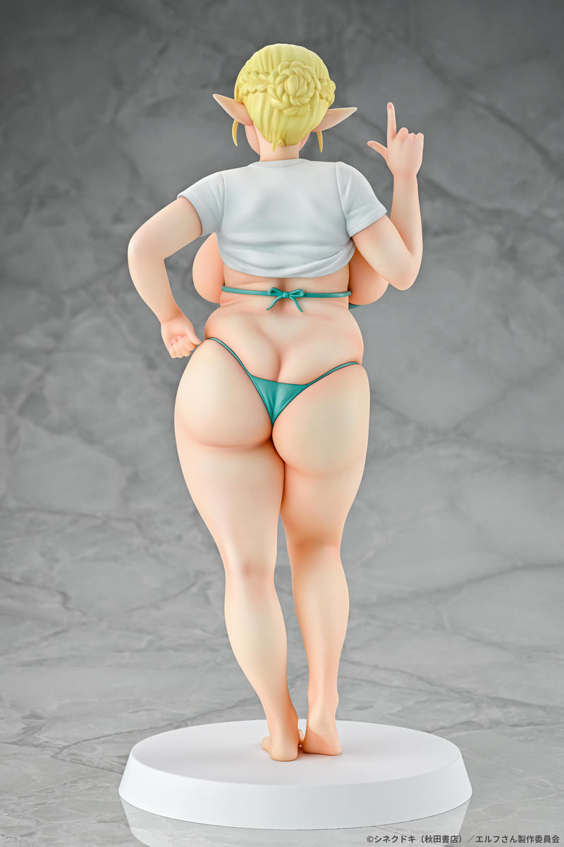 Q-six Elf San Wa Yaserarenai. Erufu 1/7 Figure JAPAN OFFICIAL