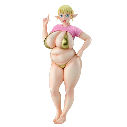 Q-six Elf San Wa Yaserarenai. Erufu Gold ver. 1/7 Figure JAPAN OFFICIAL