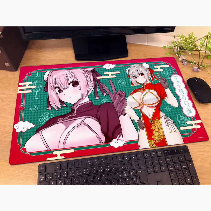 Ouji Sama no Tomodachi Mia Aida, robe chinoise, nouvelle Illustration, tapis en caoutchouc, japon