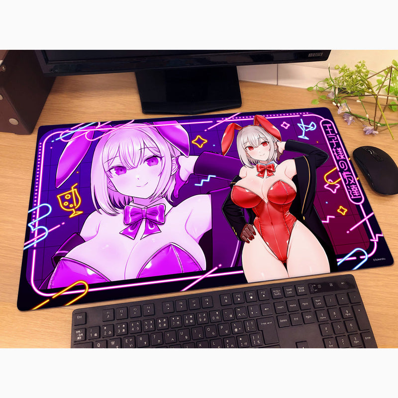 Vorhang Damashii Ouji Sama no Tomodachi Mia Aida Bunny Rubber Mat JAPAN