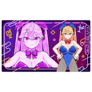Curtain Damashii Ouji Sama no Tomodachi Yuzuki Akai Bunny Rubber Mat JAPAN