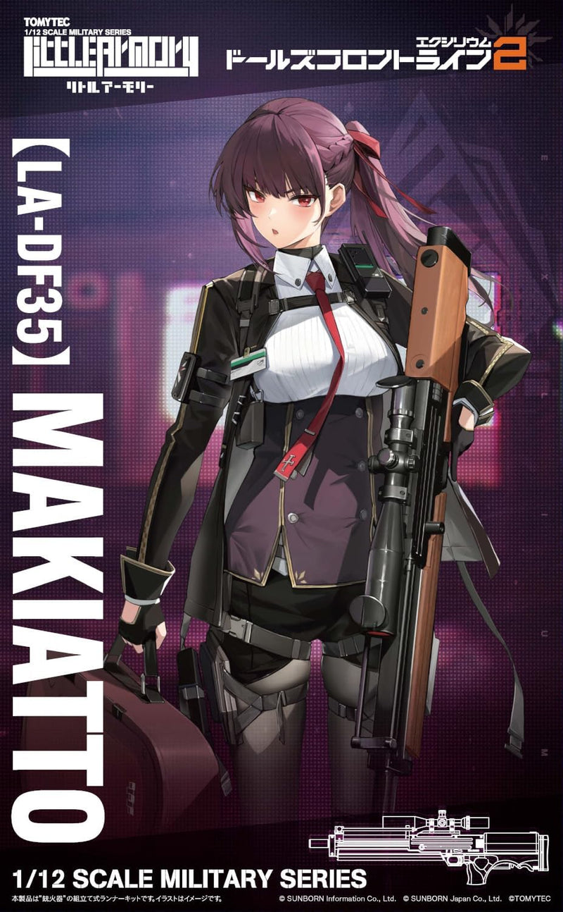 Tomytec LittleArmory LA-DF35 Girls' Frontline 2 Macchiato 1/12 Model Kit JAPAN