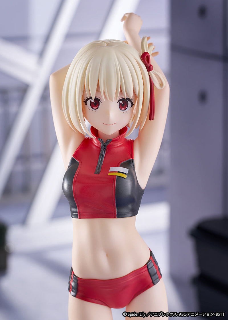 ques Q Lycoris Recoil Chisato Nishikigi Training Wear 1/7 Figura JAPÃO OFICIAL
