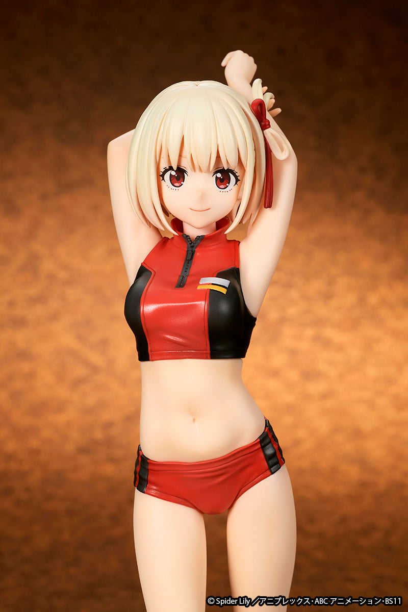 ques Q Lycoris Recoil Chisato Nishikigi Training Wear 1/7 Figura JAPÃO OFICIAL