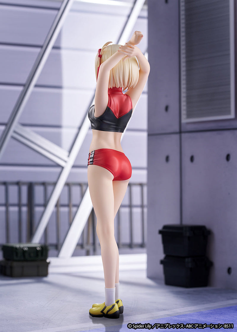 ques Q Lycoris Recoil Chisato Nishikigi Training Wear 1/7 Figura JAPÃO OFICIAL