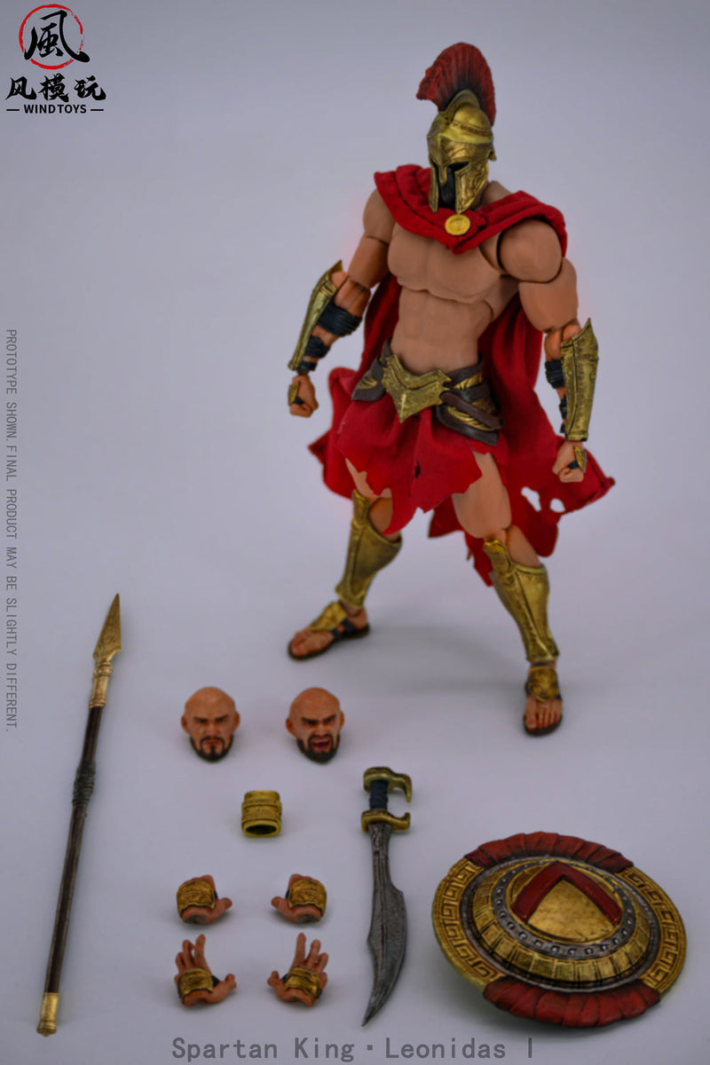 WIND TOYS Spartan King Leonidas 1 Standard Edition 1/12 Actionfigur JAPAN