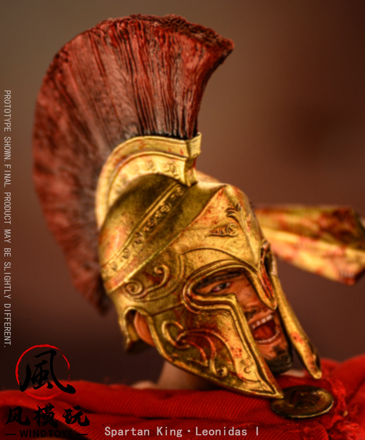 WIND TOYS Spartan King Leonidas 1 Damaged Edition 1/12 Action