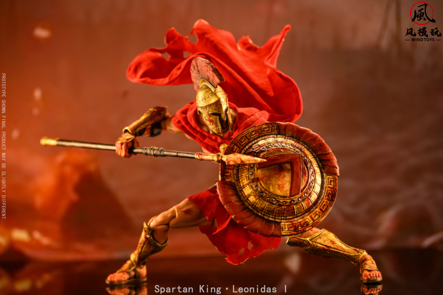 WIND TOYS Spartan King Leonidas 1 Damaged Edition 1/12 Action