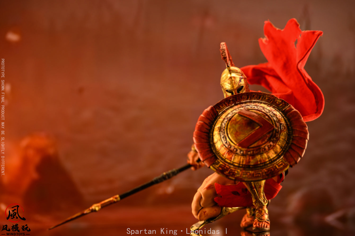 WIND TOYS Spartan King Leonidas 1 Damaged Edition 1/12 Action