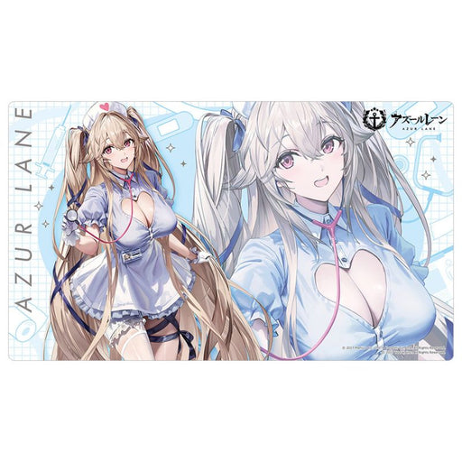 Curtain Damashii Azur Lane Anchorage Nurse New Illustration Rubber Mat JAPAN