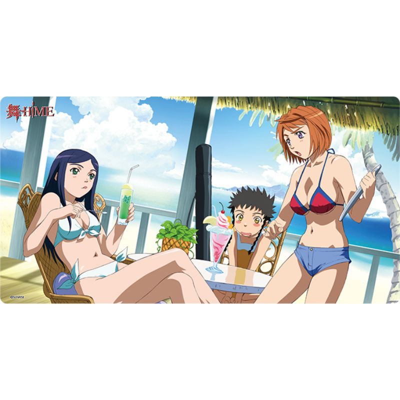 Broccoli Character All Purpose Rubber Mat Slim My-HiME Summer Resort JAPAN