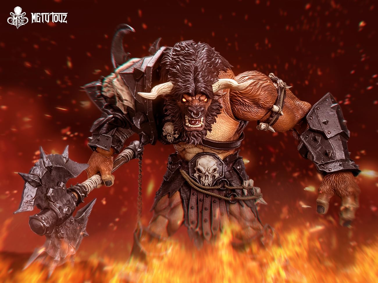 Mety toyz Adventurer World Tauren Warrior 1/10 Action Figure JAPAN