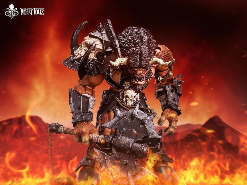 Mety Toyz Adventurer World Tauren Warrior 1/10 Actionfigur JAPAN OFFIZIELL