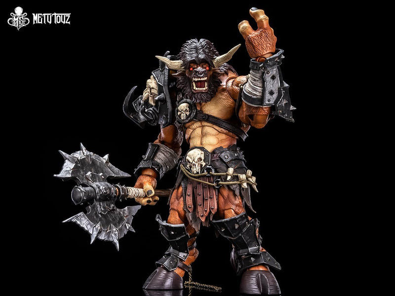 Mety Toyz Adventurer World Tauren Warrior 1/10 Actionfigur JAPAN OFFIZIELL