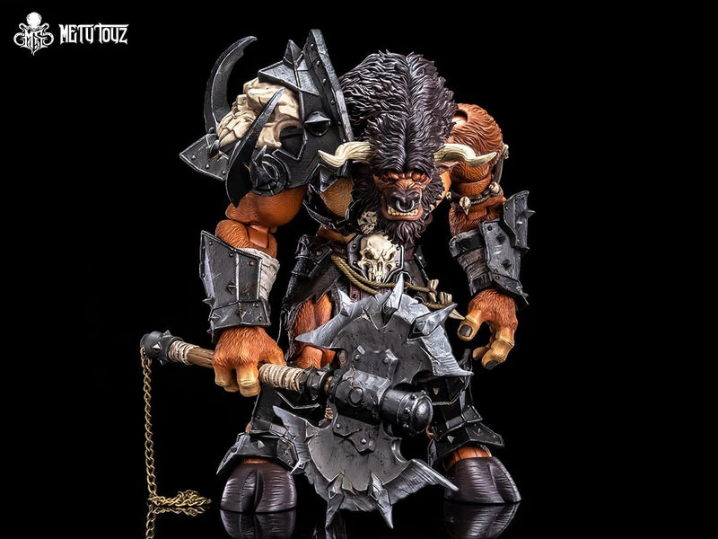 Mety Toyz Adventurer World Tauren Warrior 1/10 Actionfigur JAPAN OFFIZIELL