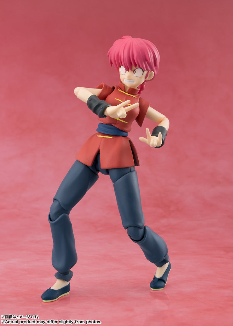 BANDAI S.H.Figuarts Ranma 1/2 Ranma Action Figure JAPON OFFICIEL