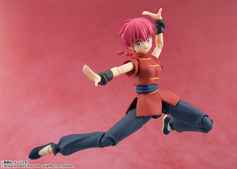 BANDAI S.H.Figuarts Ranma 1/2 Ranma Action Figure JAPON OFFICIEL