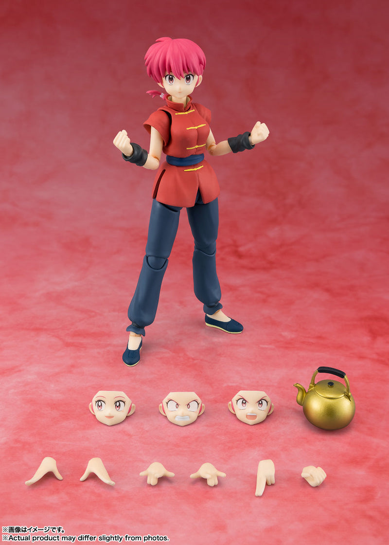 BANDAI S.H.Figuarts Ranma 1/2 Ranma Action Figure JAPON OFFICIEL