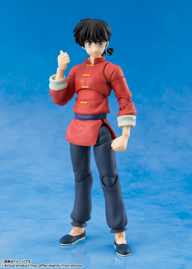 BANDAI S.H.Figuarts Ranma 1/2 Ranma Saotome Action Figure JAPON OFFICIEL