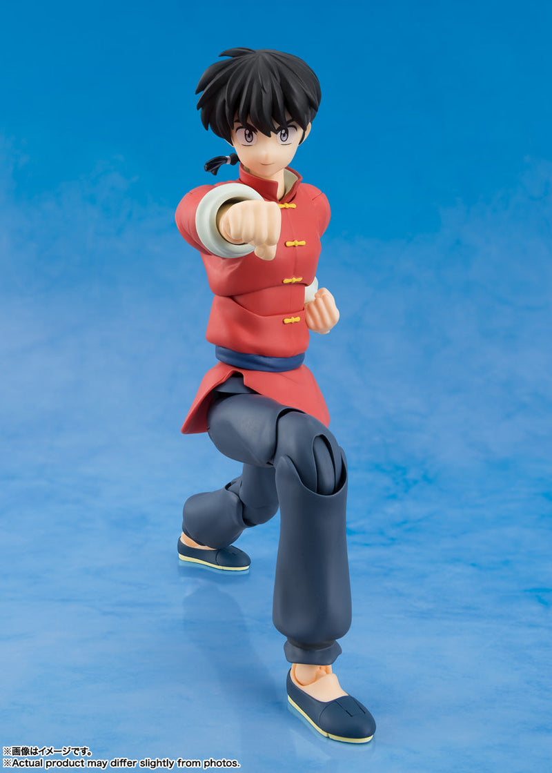BANDAI S.H.Figuarts Ranma 1/2 Ranma Saotome Action Figure JAPON OFFICIEL