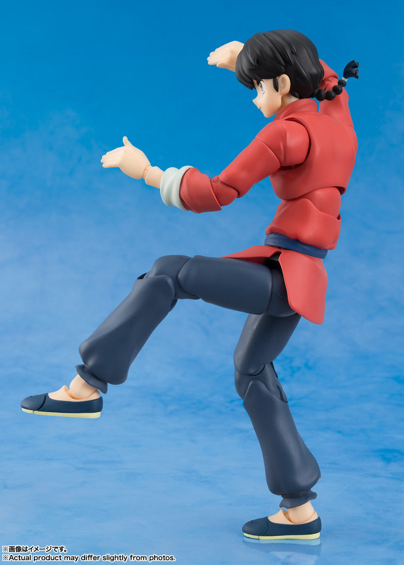 BANDAI S.H.Figuarts Ranma 1/2 Ranma Saotome Action Figure JAPON OFFICIEL