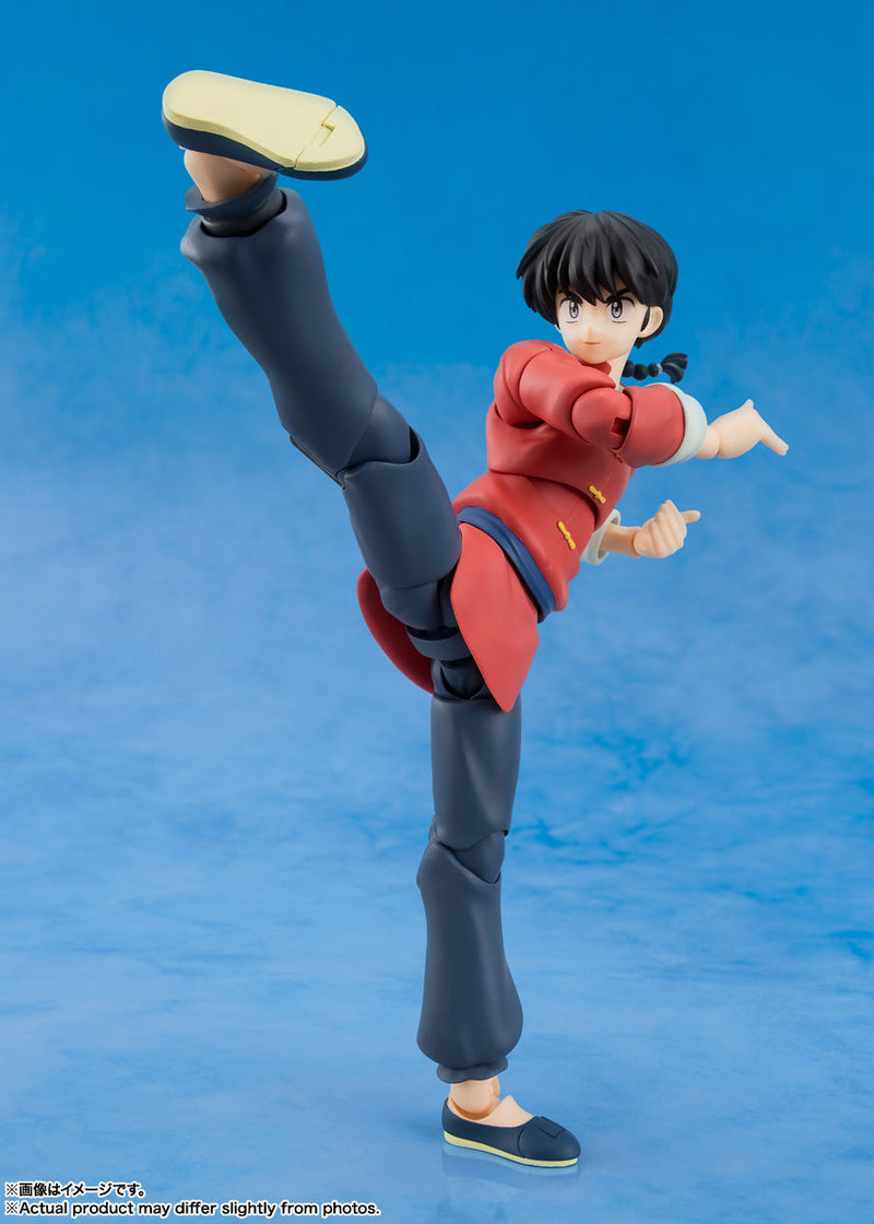 BANDAI S.H.Figuarts Ranma 1/2 Ranma Saotome Action Figure JAPON OFFICIEL