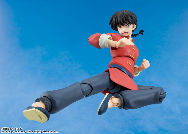 BANDAI S.H.Figuarts Ranma 1/2 Ranma Saotome Action Figure JAPON OFFICIEL