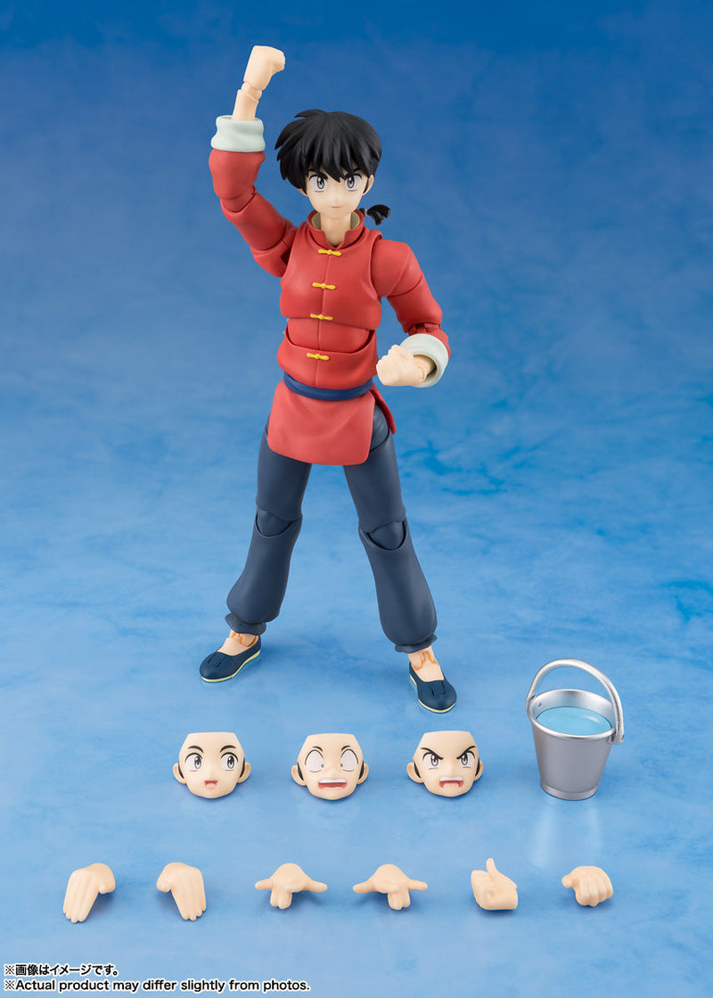 BANDAI S.H.Figuarts Ranma 1/2 Ranma Saotome Action Figure JAPON OFFICIEL