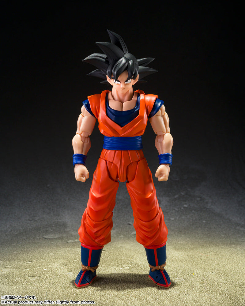 BANDAI S.H.Figuarts Dragon Ball Z Son Goku Figura de ação Saiyan de bom coração