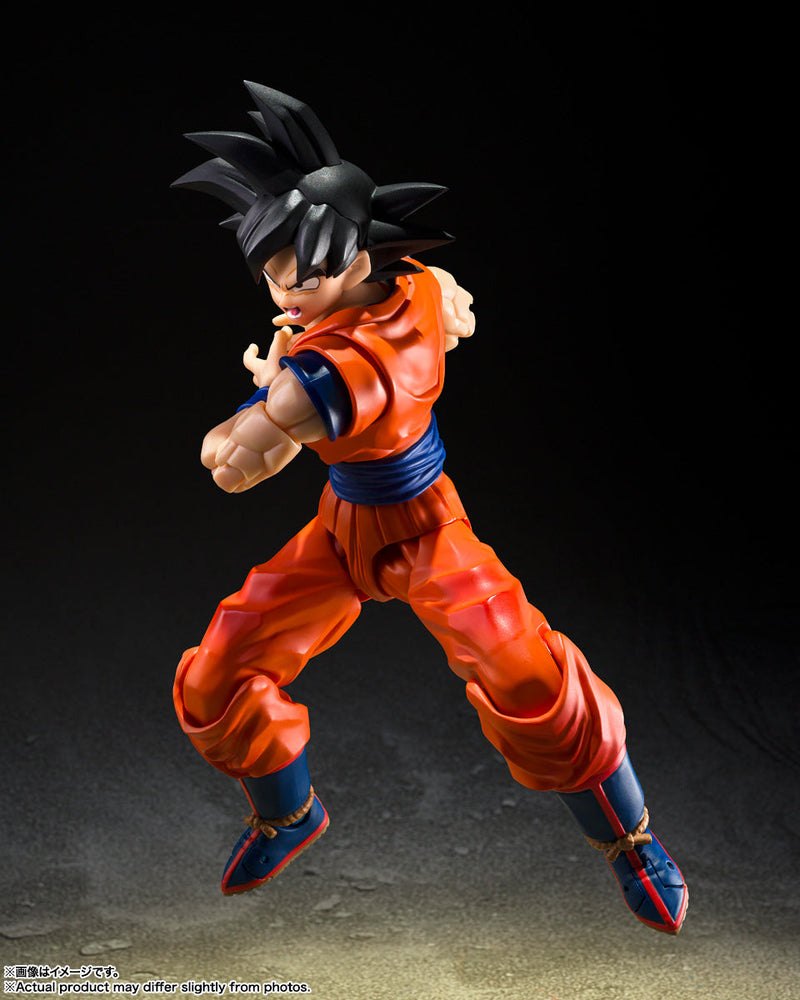 BANDAI S.H.Figuarts Dragon Ball Z Son Goku Figura de ação Saiyan de bom coração