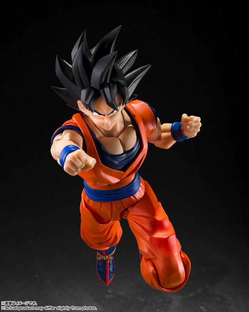BANDAI S.H.Figuarts Dragon Ball Z Son Goku Figura de ação Saiyan de bom coração