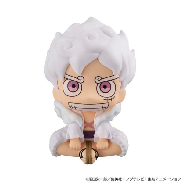 【PROMO/希少白ラベル】モータウン 7インチ 3枚セット MegaHouse LookUp ONE PIECE Monkey D. Luffy Gear 5 Figure JAPAN