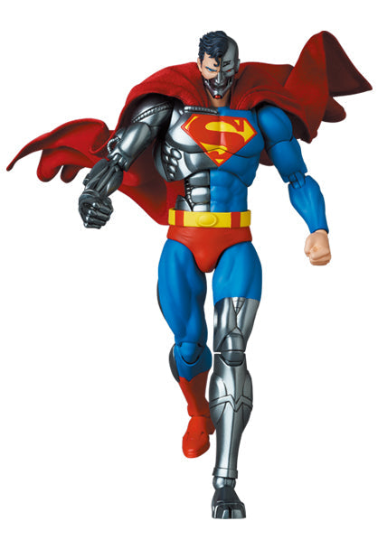 Medicom Toy MAFEX No.164 Retorno do Superman Cyborg Superman Action Figure JAPÃO