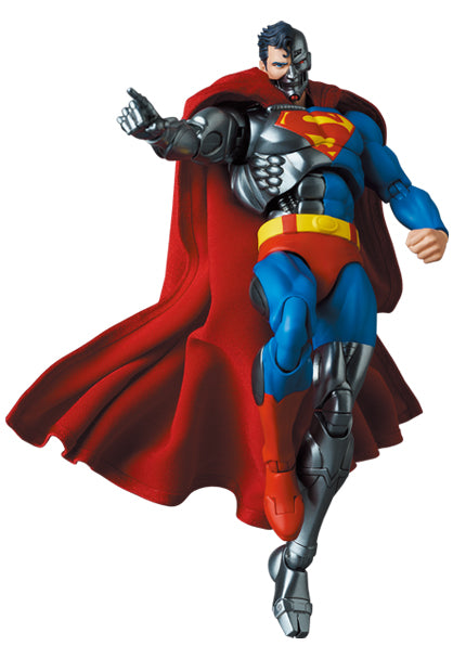 Medicom Toy MAFEX No.164 Retorno do Superman Cyborg Superman Action Figure JAPÃO