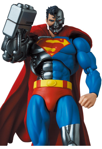 Medicom Toy MAFEX No.164 Retorno do Superman Cyborg Superman Action Figure JAPÃO